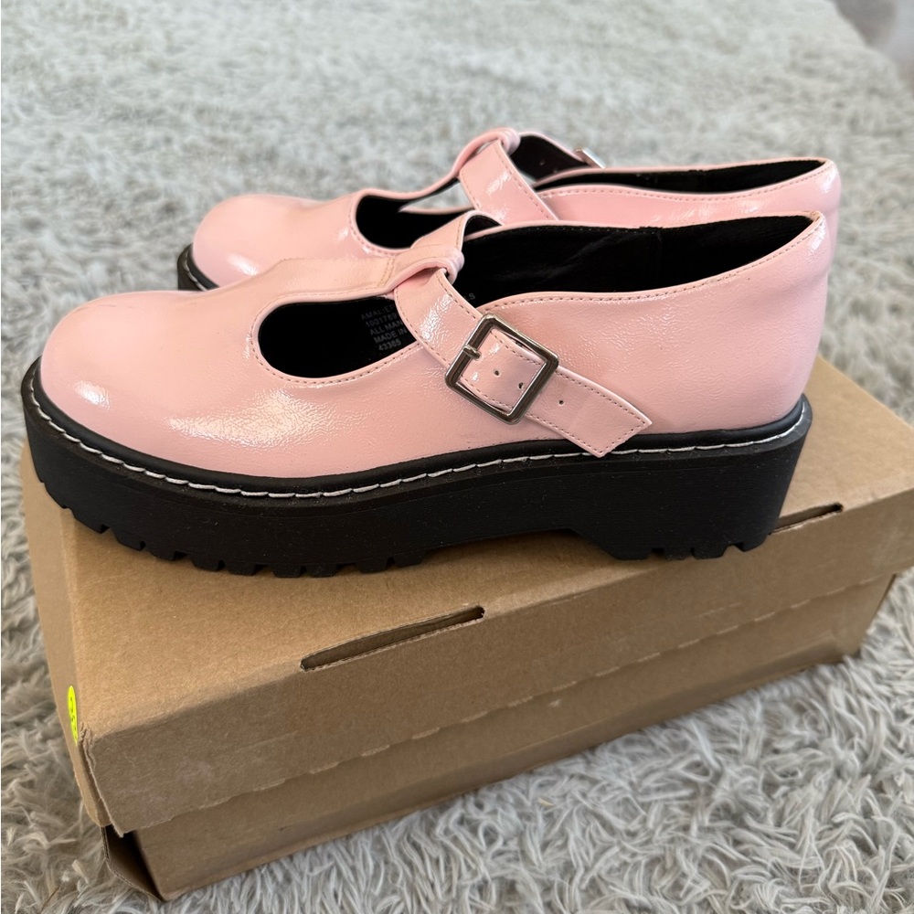 Wild Pair Blush Pink Platform Shoes